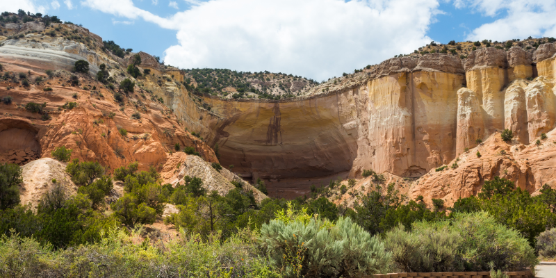 rock formations in Carson National Forest